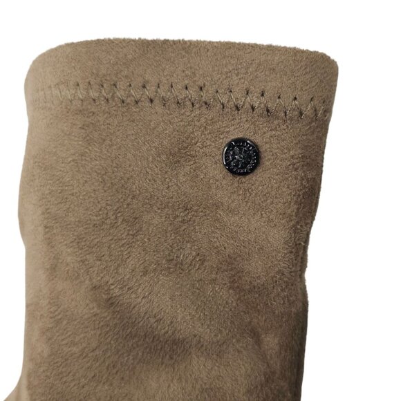 Bussola Portofino Platform Ankle Boot Womens Size US 6.5 EU 37 Side Zip Taupe - Picture 14 of 16